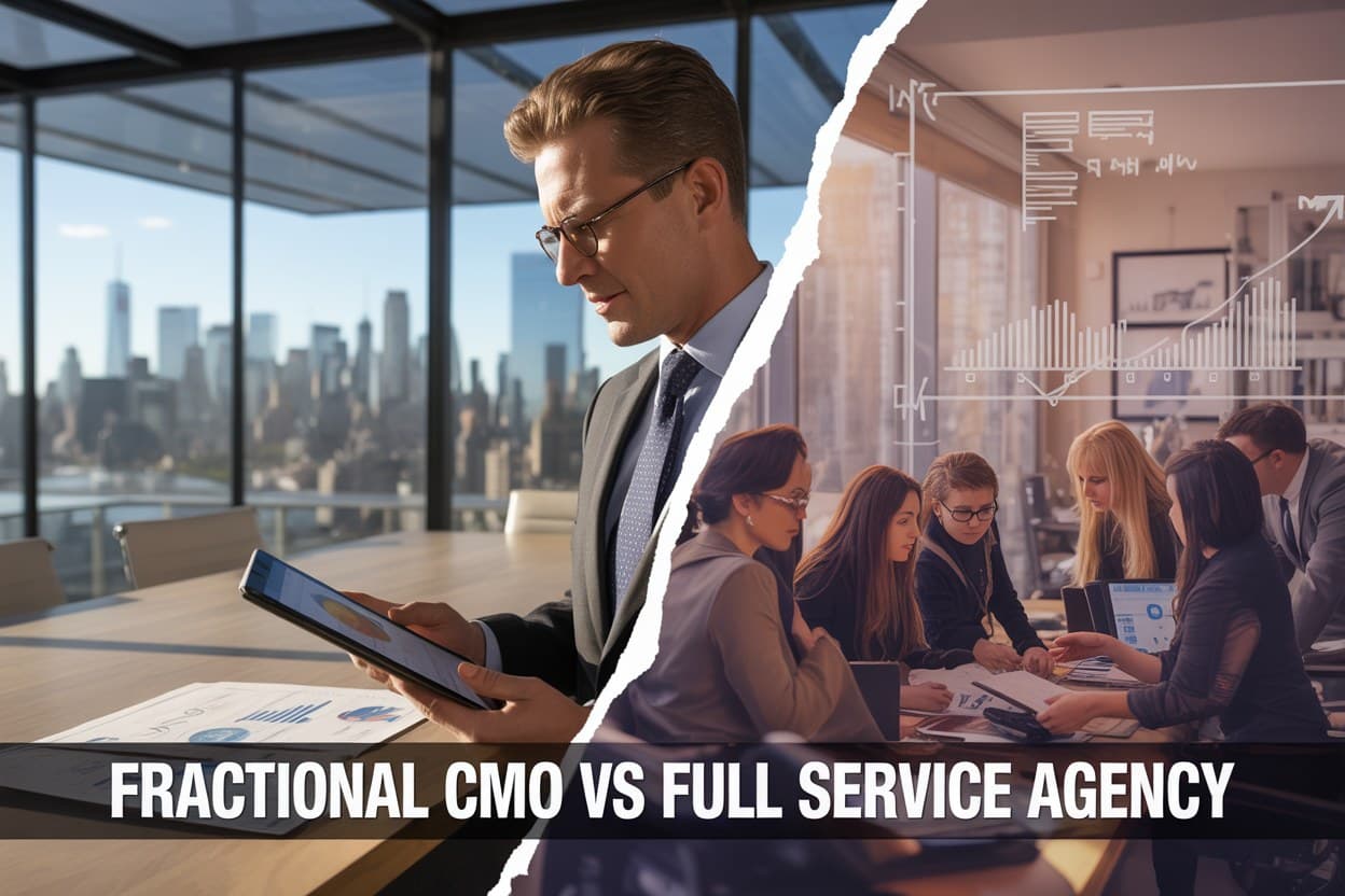 Fractional CMO vs full service agency NYC